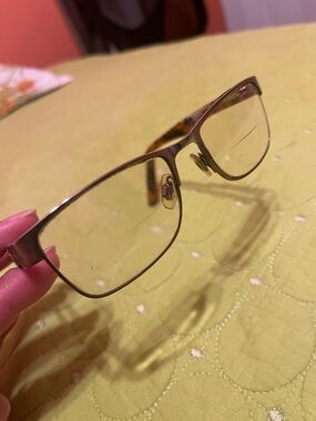 Polo by Ralph Lauren Men's Metal Rectangle Glasses - Brown